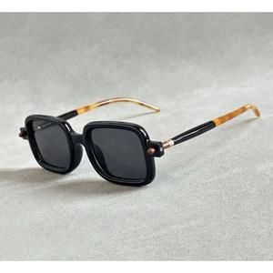 Vintage Square Sunglasses Man Brand Designer Luxury Sun Glasses Male Fashion
